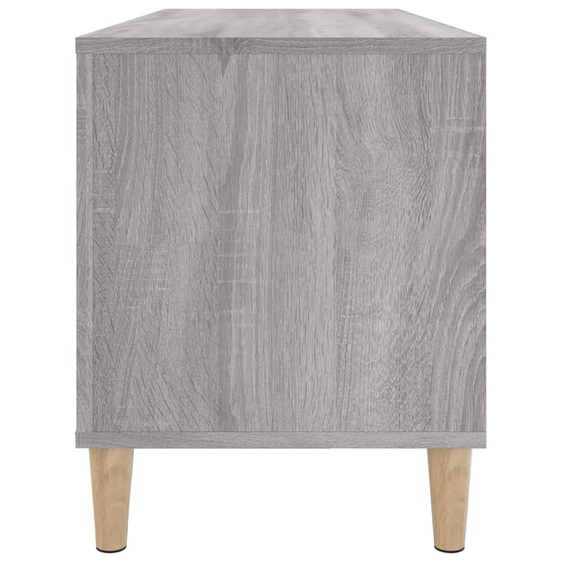 Plattenschrank Grau Sonoma-Eiche 100X38X48 Cm Holzwerkstoff