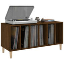 Plattenschrank Braun Eichen-Optik 100X38X48 Cm Holzwerkstoff