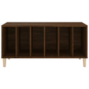 Plattenschrank Braun Eichen-Optik 100X38X48 Cm Holzwerkstoff