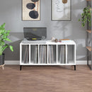 Plattenschrank Weiß 100X38X48 Cm Holzwerkstoff