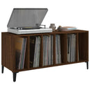 Plattenschrank Braun Eichen-Optik 100X38X48 Cm Holzwerkstoff