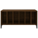 Plattenschrank Braun Eichen-Optik 100X38X48 Cm Holzwerkstoff