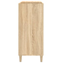 Plattenschrank Sonoma-Eiche 84,5X38X89 Cm Holzwerkstoff