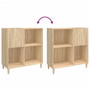 Plattenschrank Sonoma-Eiche 84,5X38X89 Cm Holzwerkstoff