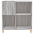 Plattenschrank Grau Sonoma 84,5X38X89 Cm Holzwerkstoff Tomate
