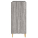 Plattenschrank Grau Sonoma 84,5X38X89 Cm Holzwerkstoff Tomate