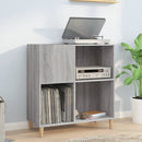 Plattenschrank Grau Sonoma 84,5X38X89 Cm Holzwerkstoff Tomate
