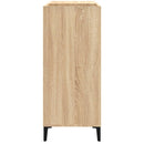 Plattenschrank Sonoma-Eiche 84,5X38X89 Cm Holzwerkstoff