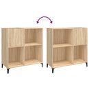 Plattenschrank Sonoma-Eiche 84,5X38X89 Cm Holzwerkstoff