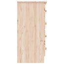 Kommode Alta 77X35X73 Cm Massivholz Kiefer