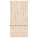 Kleiderschrank Alta 90X55X170 Cm Massivholz Kiefer