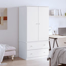 Kleiderschrank Alta 90X55X170 Cm Massivholz Kiefer