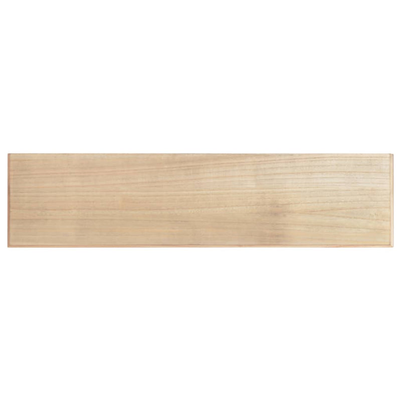 Konsolentisch Schwarz 110x30x76 cm Holzwerkstoff