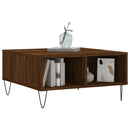 Couchtisch Braun Eichen-Optik 60X60X30 Cm Holzwerkstoff