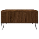 Couchtisch Braun Eichen-Optik 60X60X30 Cm Holzwerkstoff