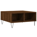 Couchtisch Braun Eichen-Optik 60X60X30 Cm Holzwerkstoff