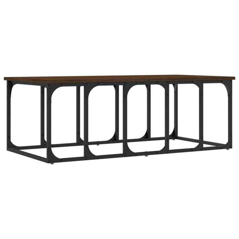 Couchtisch Braun Eichen-Optik 100x50x35,5 cm Holzwerkstoff