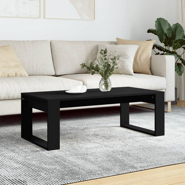 Couchtisch Schwarz 102x50x35 cm Holzwerkstoff