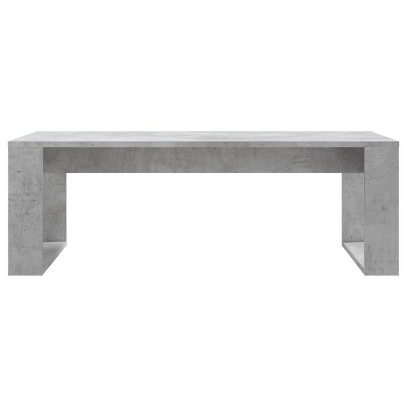 Couchtisch Betongrau 102x50x35 cm Holzwerkstoff