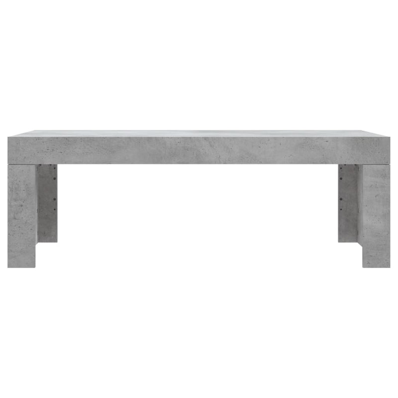 Couchtisch Betongrau 102x50x36 cm Holzwerkstoff