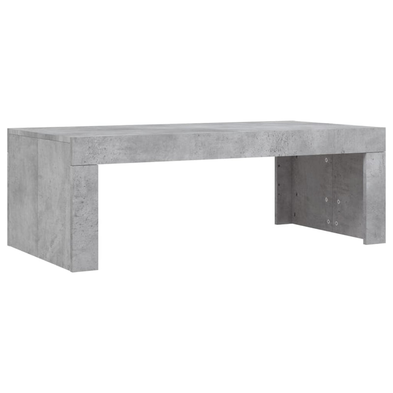 Couchtisch Betongrau 102x50x36 cm Holzwerkstoff