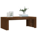 Couchtisch Braun Eichen-Optik 102X50X36 Cm Holzwerkstoff