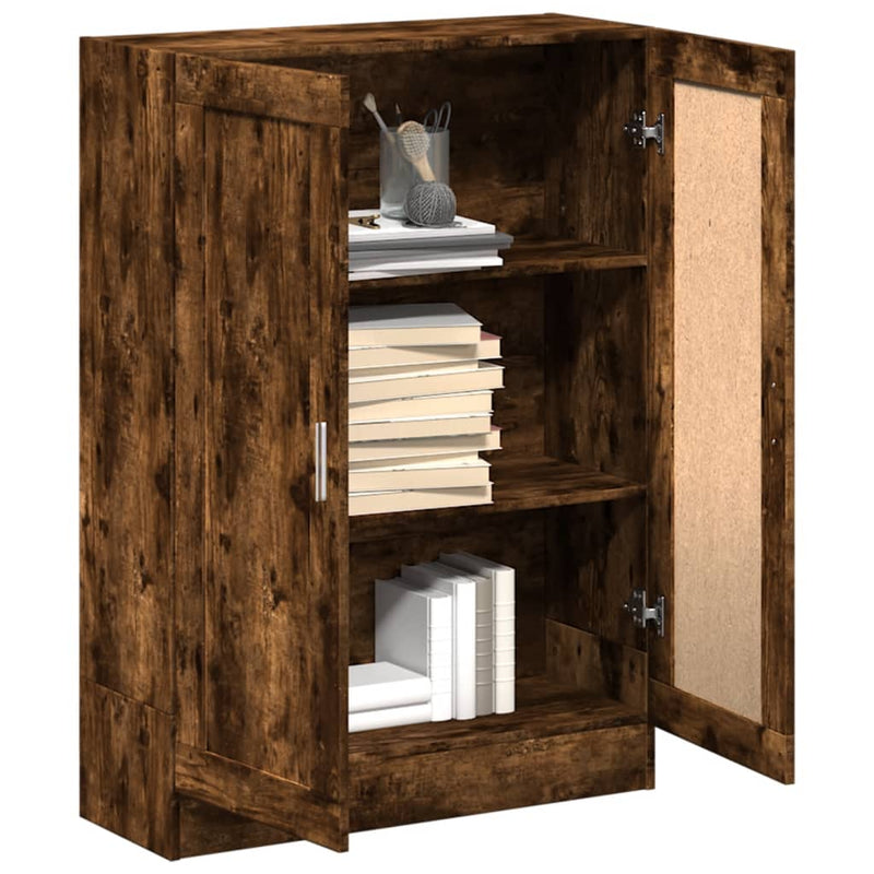 Bücherschrank Räuchereiche 82,5x30,5x115 cm Holzwerkstoff