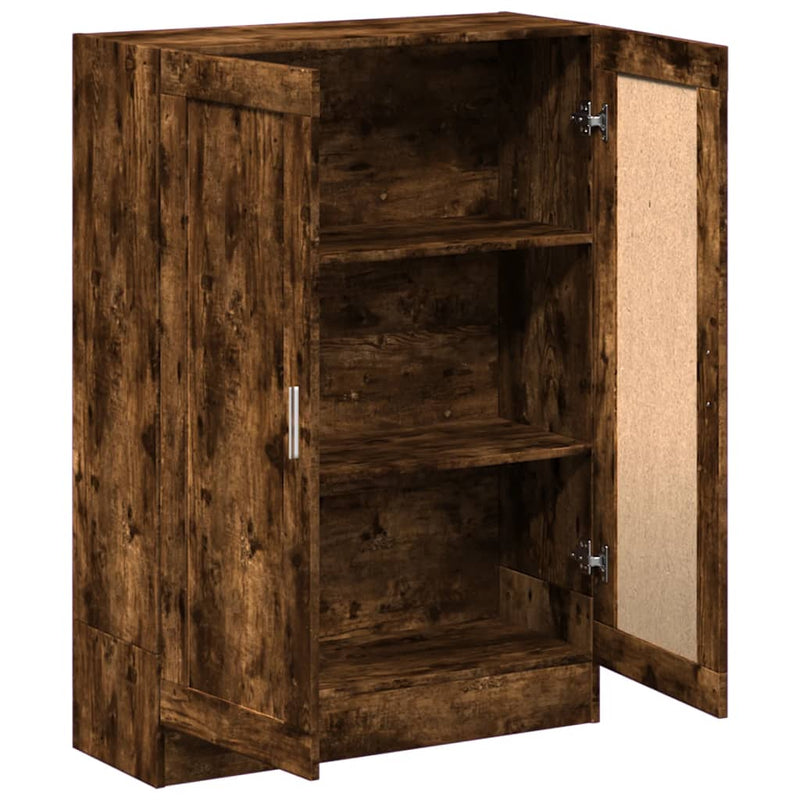 Bücherschrank Räuchereiche 82,5x30,5x115 cm Holzwerkstoff