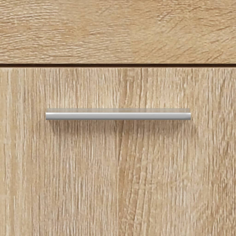 Badschrank mit Spiegel Sonoma-Eiche Holzwerkstoff