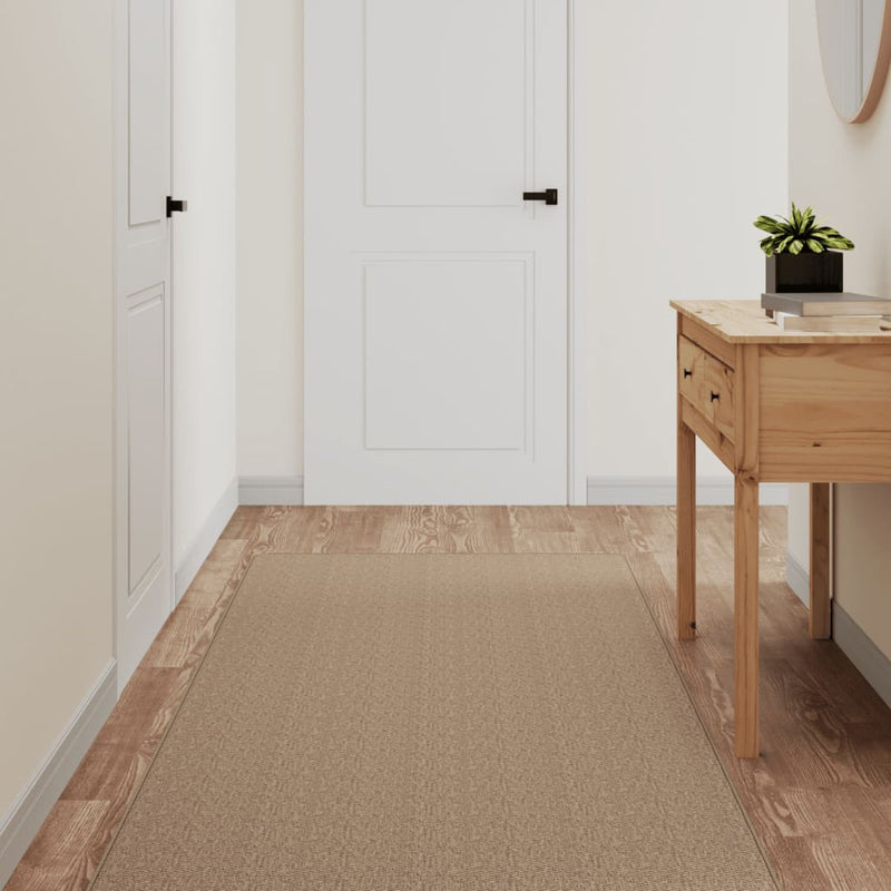 Teppichläufer Sisal-Optik Sandfarben 80x250 cm