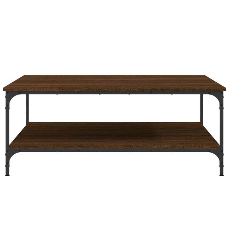 Couchtisch Braun Eichen-Optik 100x100x40 cm Holzwerkstoff