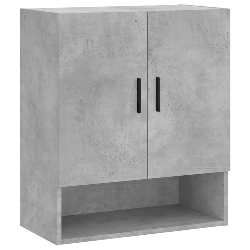 Wandschrank Betongrau 60x31x70 cm Holzwerkstoff