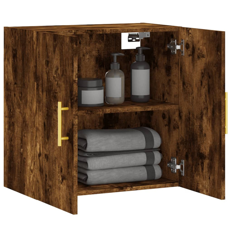 Wandschrank Räuchereiche 60x31x60 cm Holzwerkstoff