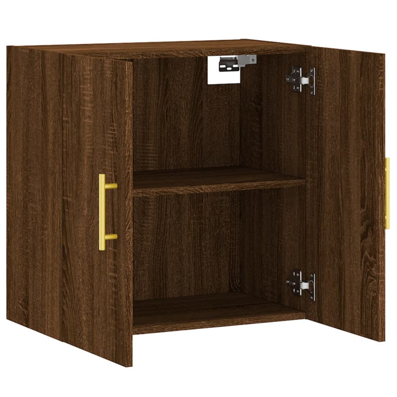 Wandschrank Braun Eichen-Optik 60x31x60 cm Holzwerkstoff