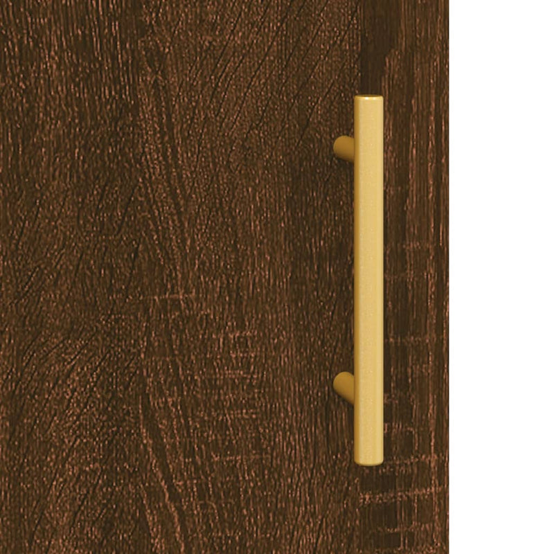 Wandschrank Braun Eichen-Optik 60x31x60 cm Holzwerkstoff