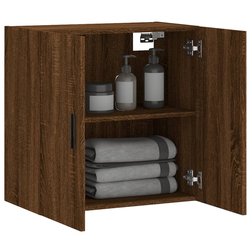 Wandschrank Braun Eichen-Optik 60x31x60 cm Holzwerkstoff