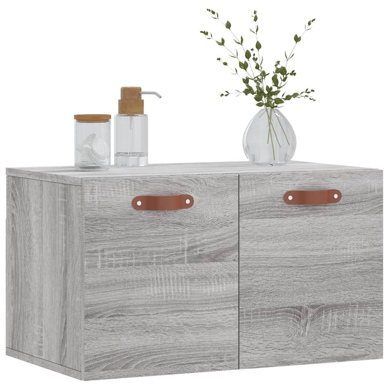 Wandschrank Grau Sonoma 60x36,5x35 cm Holzwerkstoff