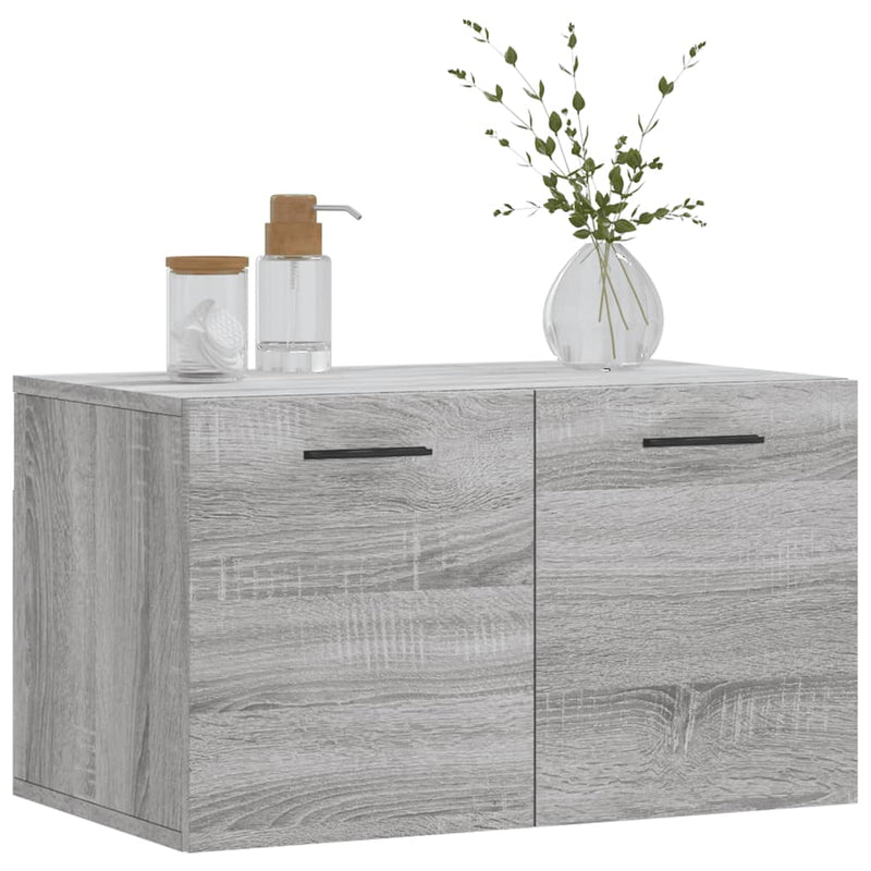 Wandschrank Grau Sonoma 60x36,5x35 cm Holzwerkstoff