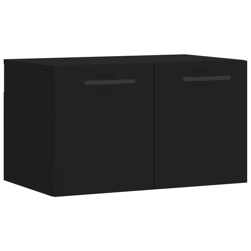 Wandschrank Schwarz 60x36,5x35 cm Holzwerkstoff