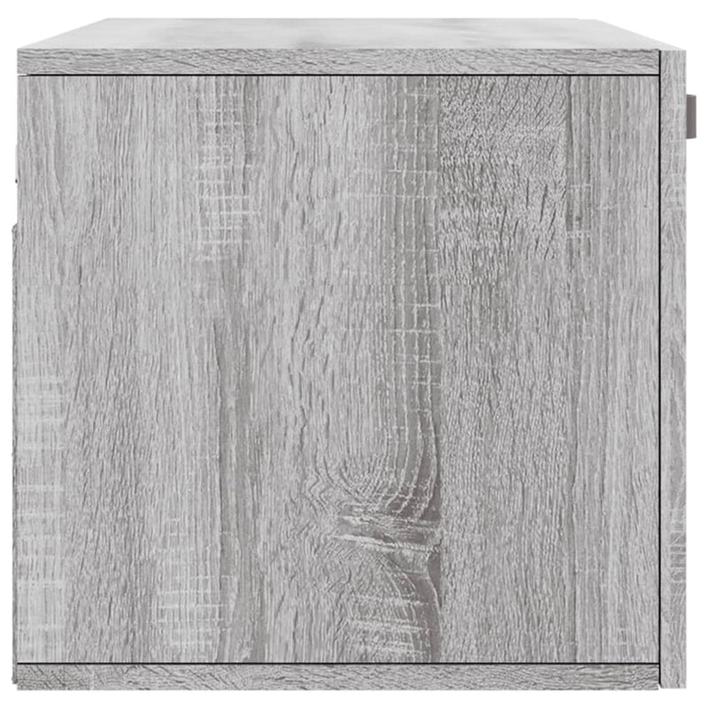 Wandschrank Grau Sonoma 80x36,5x35 cm Holzwerkstoff