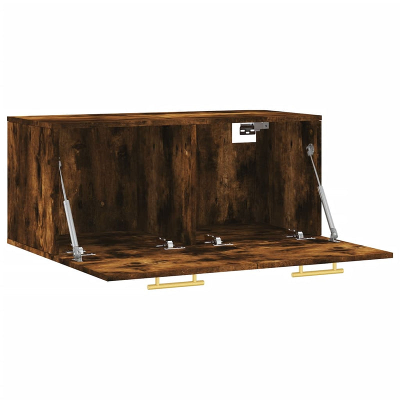 Wandschrank Räuchereiche 80x36,5x35 cm Holzwerkstoff