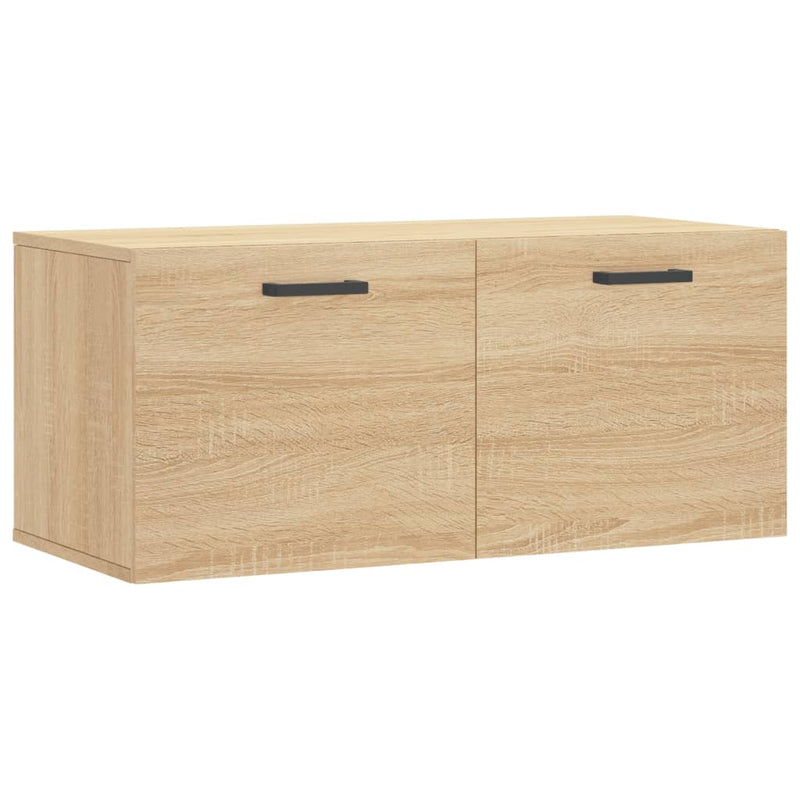 Wandschrank Sonoma-Eiche 80x36,5x35 cm Holzwerkstoff