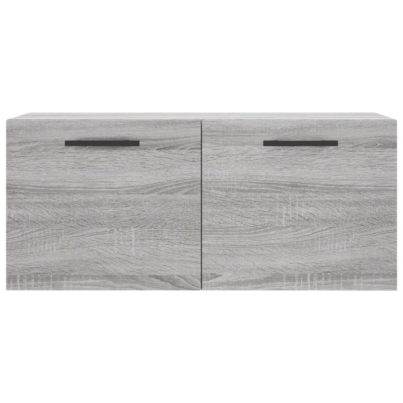 Wandschrank Grau Sonoma 80x36,5x35 cm Holzwerkstoff