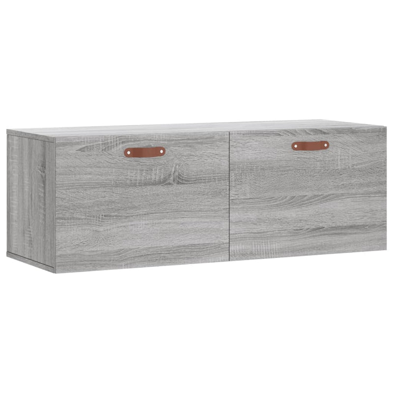 Wandschrank Grau Sonoma 100x36,5x35 cm Holzwerkstoff