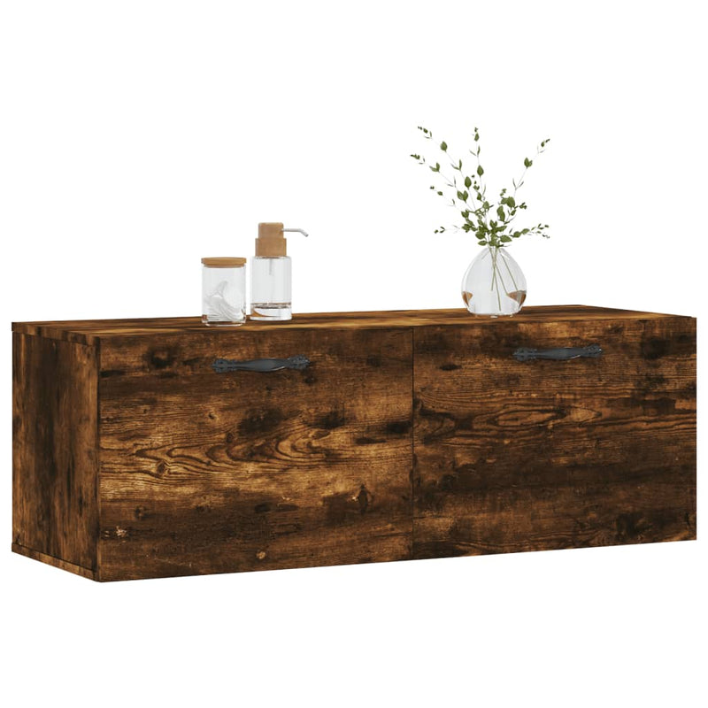 Wandschrank Räuchereiche 100x36,5x35 cm Holzwerkstoff