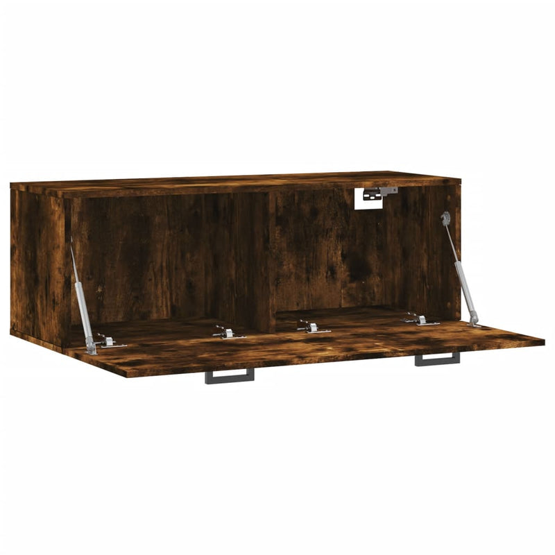 Wandschrank Räuchereiche 100x36,5x35 cm Holzwerkstoff