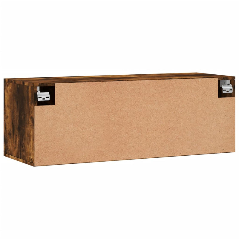 Wandschrank Räuchereiche 100x36,5x35 cm Holzwerkstoff