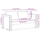 Bodensofa Mit Schlaffunktion 112X174X55 Cm Kunstleder