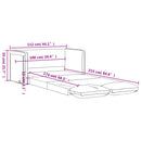 Bodensofa Mit Schlaffunktion 112X174X55 Cm Kunstleder