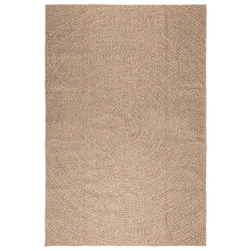 Teppich ZIZUR 160x230 cm Jute-Optik Indoor und Outdoor